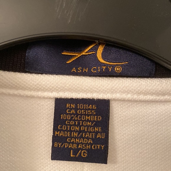 Men’s Ash City Button Up Polo Shirt size large - Picture 8 of 8